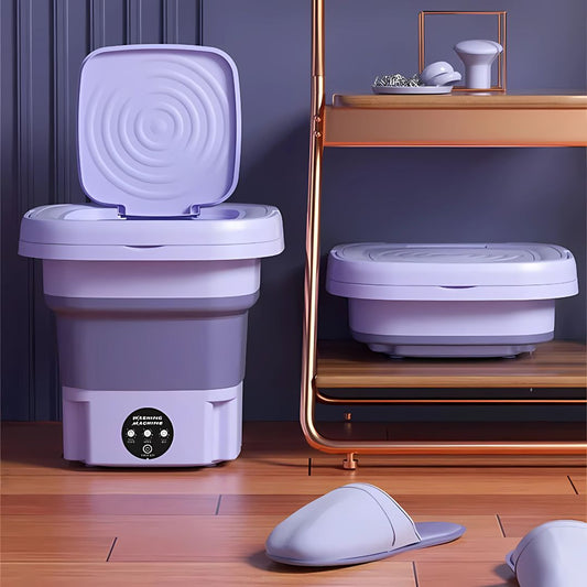 Mini Portable Washing Machine – Foldable & Space-Saving Design